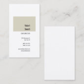 Carte De Visite Moderne minimaliste (Devant / Derrière)