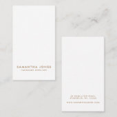 Carte De Visite Moderne minimaliste (Devant / Derrière)