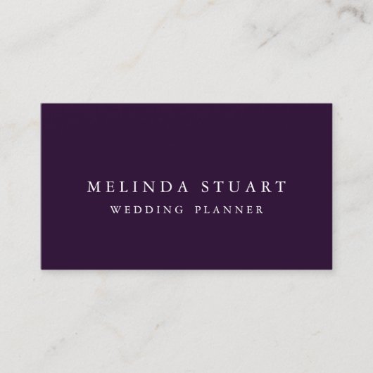 Carte De Visite Moderne minimaliste chic (Devant)