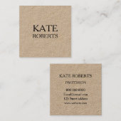 Carte de visite moderne minimaliste de (Devant / Derrière)