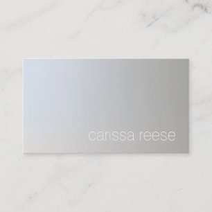 Carte De Visite Moderne minimaliste Gris Doux Professionnel