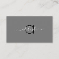 Moderne minimaliste gris noir cheveux Stylo