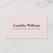 Carte de visite moderne minimaliste | Minimaliste (Devant)