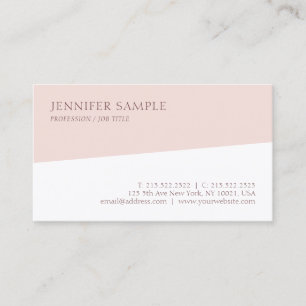 Carte De Visite Moderne minimaliste Modèle de design professionnel