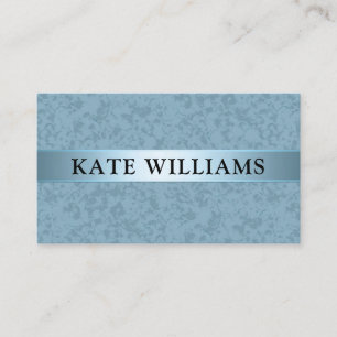 Carte De Visite Moderne, minimaliste, simple, bleu, gris