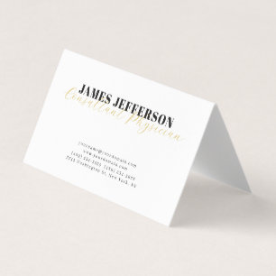 Carte De Visite Moderne Minimaliste Simple et Tendance