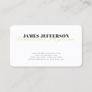 Carte De Visite Moderne Minimaliste Simple Tendance