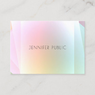 Carte De Visite Moderne Modèle coloré Design élégant tendance