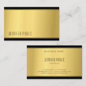 Carte De Visite Moderne Modèle professionnel Élégant Luxe (Devant / Derrière)