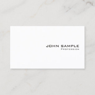 Carte De Visite Moderne Modèle Simple Élégant Professionnel
