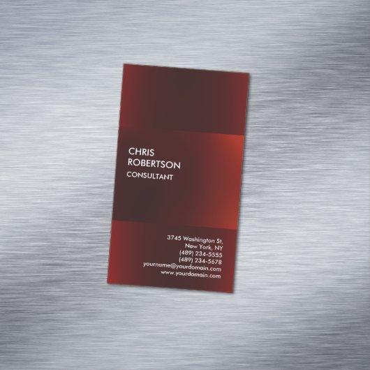 Carte de visite moderne moderne foncé (In Situ)