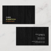 Carte de visite moderne moderne Grey tendance (Devant / Derrière)