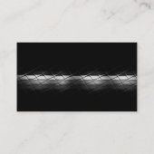 Carte de visite moderne moderne moderne noir gris (Dos)