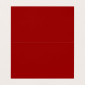 Carte de visite moderne moderne rouge blanc (Intérieur déplié)