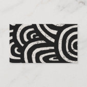 Carte De Visite Moderne Moyen Siècle Grunge Arch Chic (Devant)