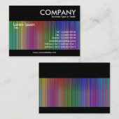 Carte De Visite Moderne - Multicolores (Devant / Derrière)