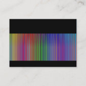Carte De Visite Moderne - Multicolores (Dos)