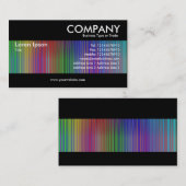 Carte De Visite Moderne - Multicolores (Devant / Derrière)