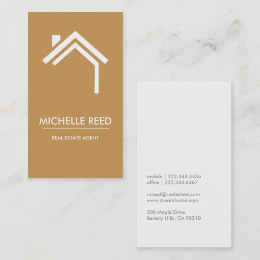 Carte de visite moderne | No 30 (Devant / Derrière)