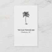 Carte de visite moderne no 70 | Palmier Vintage (Devant)
