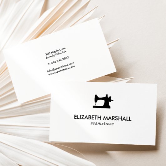 Carte de visite moderne no 73 | Machine à coudre