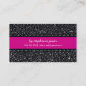 CARTE DE VISITE moderne parties scintillant tendan (Dos)