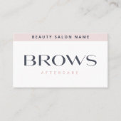 Carte De Visite Moderne Pastel Brows Enseignement postérieur PMU B (Devant)