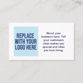 Carte de visite moderne personnalisable (Devant)