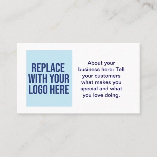 Carte de visite moderne personnalisable (Devant)