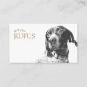 Carte De Visite Moderne Personnalisé Ajouter Votre Photo QR Code A (Devant)