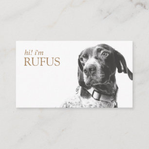 Carte De Visite Moderne Personnalisé Ajouter Votre Photo QR Code A