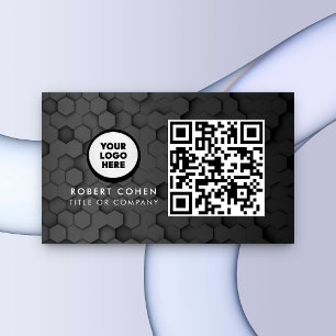 Carte de visite moderne personnalisée avec logo et