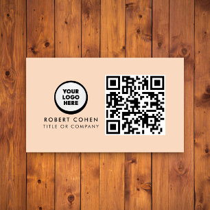 Carte de visite moderne personnalisée avec logo et