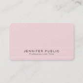 Carte De Visite Moderne Plain Premium Pearl Finition luxueuse Lamo (Devant)