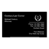 Carte de visite moderne pour avocat Magnet (devant)