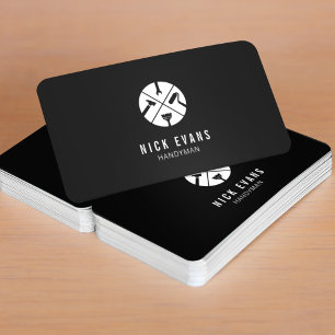 Carte De Visite Moderne pour bricoleur maison avec logo
