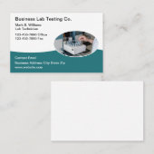 Carte de visite moderne pour les services de tests (Devant / Derrière)
