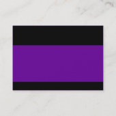 Carte De Visite Moderne - pourpre (Dos)