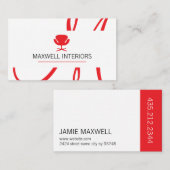 Carte de visite moderne professionnel (Devant / Derrière)