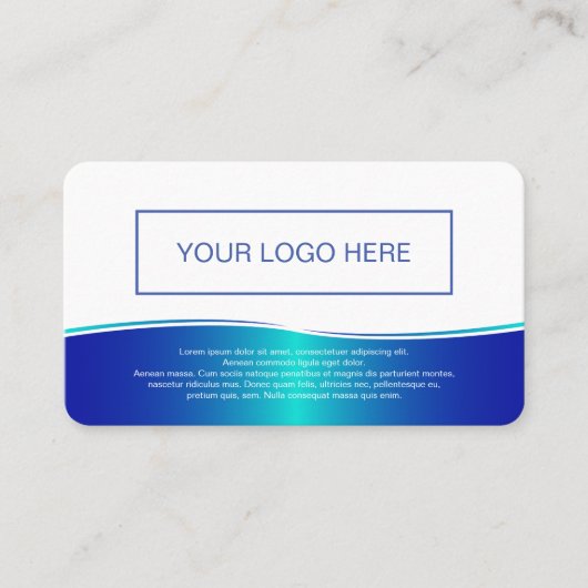 Carte de visite moderne professionnel (Devant)