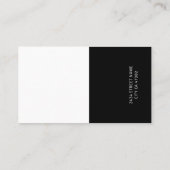 Carte de visite moderne professionnel (Dos)