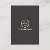 Carte De Visite Moderne Professionnel 2 couleurs ajoutez votre log (Dos)