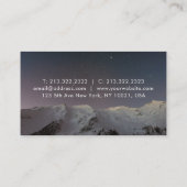 Carte De Visite Moderne Professionnel 2 Photos Monogramme Photogra (Dos)