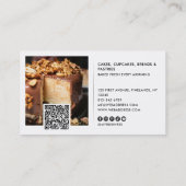 Carte De Visite Moderne Professionnel 2 Photos QR Code & Socials (Dos)