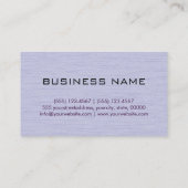 Carte de visite moderne professionnel bleu gris (Dos)