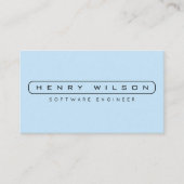 Carte De Visite Moderne,Professionnel,Conception Simple (Devant)