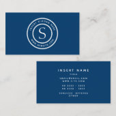 Carte De Visite Moderne professionnel de logo fait sur commande (Devant / Derrière)