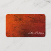 Carte De Visite Moderne professionnel dégradé rouge Abstrait (Devant)