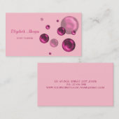 Carte De Visite Moderne Professionnel Design Simple, Points (Devant / Derrière)