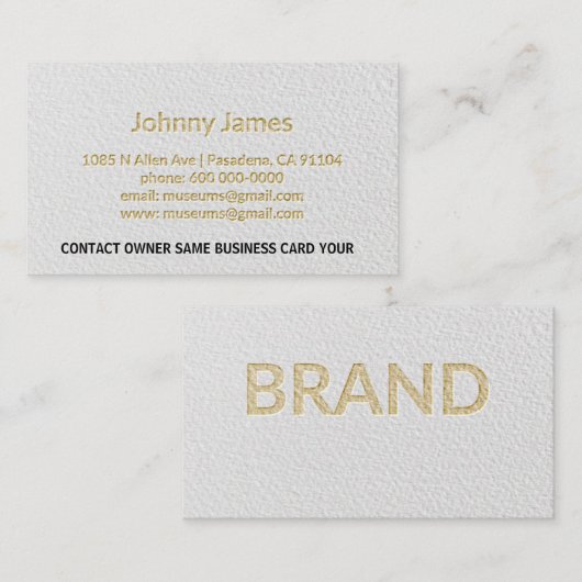 Carte de visite moderne professionnel d'impression (Devant / Derrière)